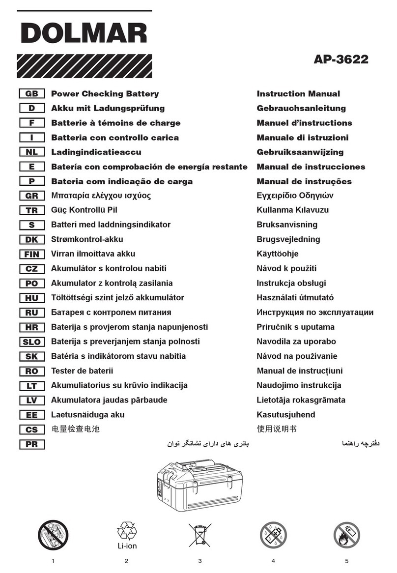 Dolmar AP-3622 instruction manual