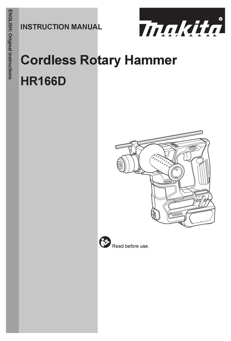 Makita HR166D instruction manual