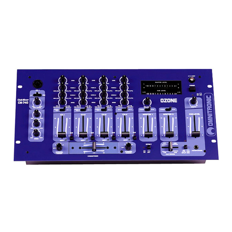 Omnitronic CM-740 user manual