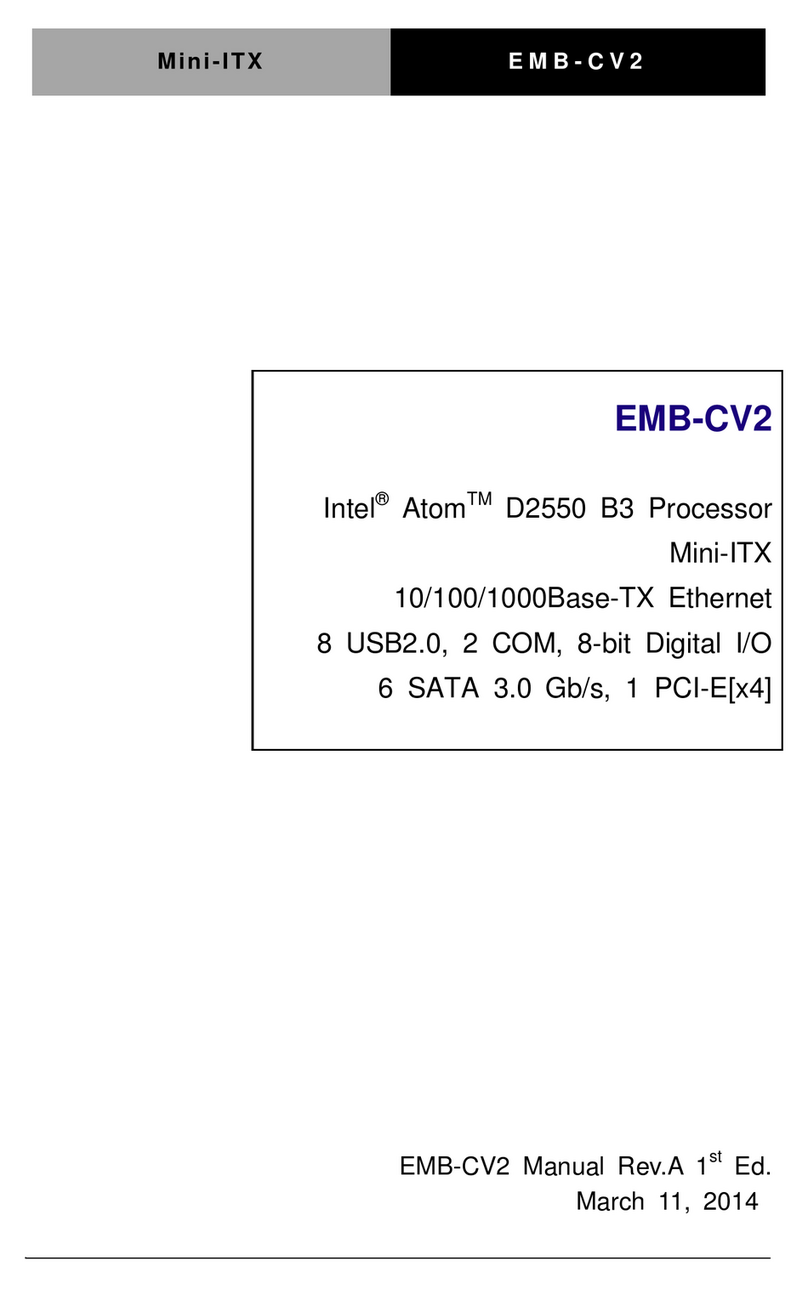 Aaeon EMB-CV2 User manual Aaeon EMB-CV2 User manual
