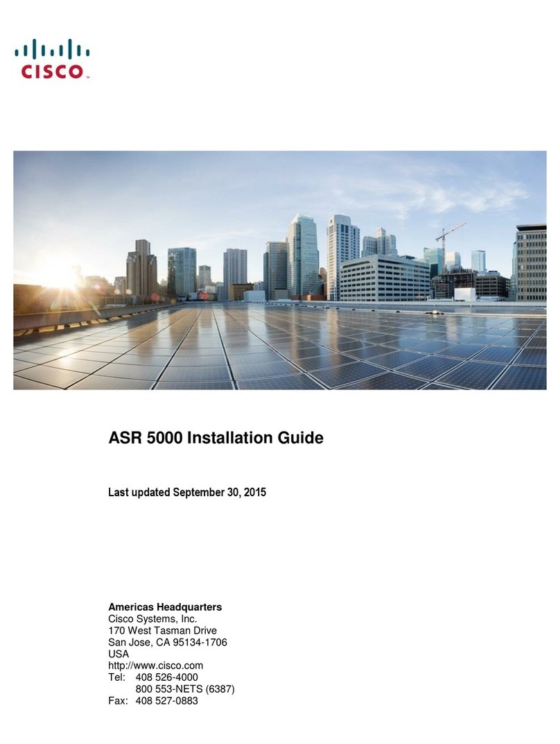 Cisco ASR 5000 Series installation guide