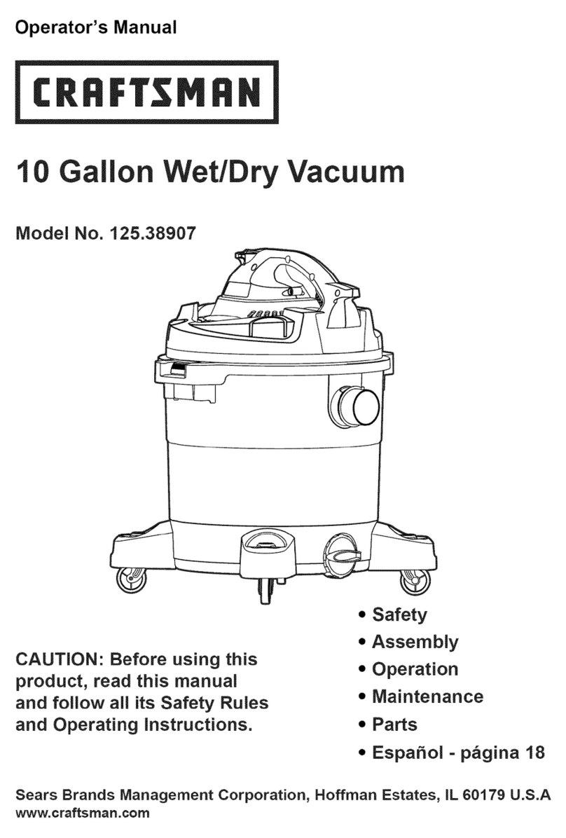 Craftsman 125.38907 Operator's manual