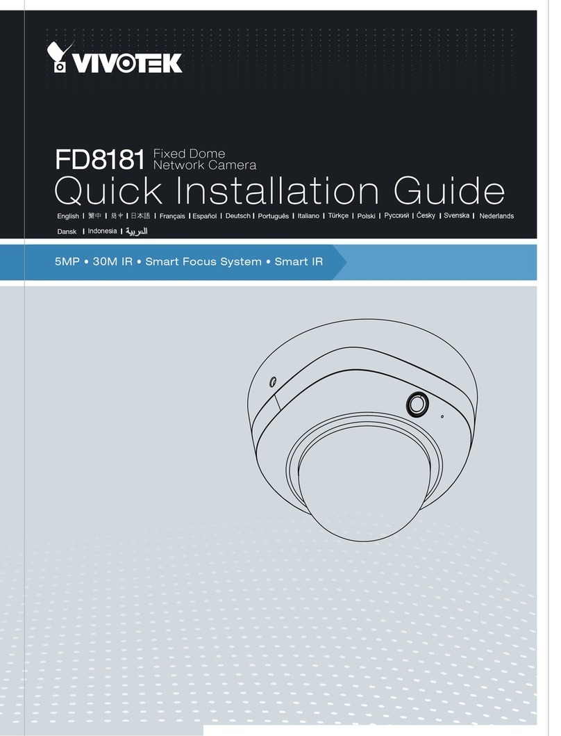 Vivotek FD8181 User manual