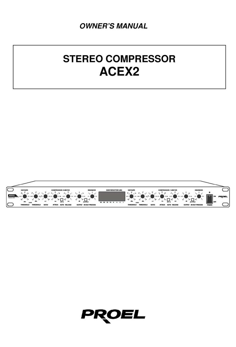 PROEL ACEX2 owner's manual