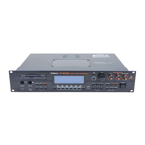 Roland VP-9000 User manual