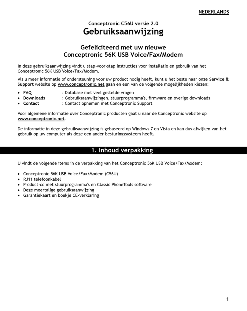 Conceptronic C56U user manual