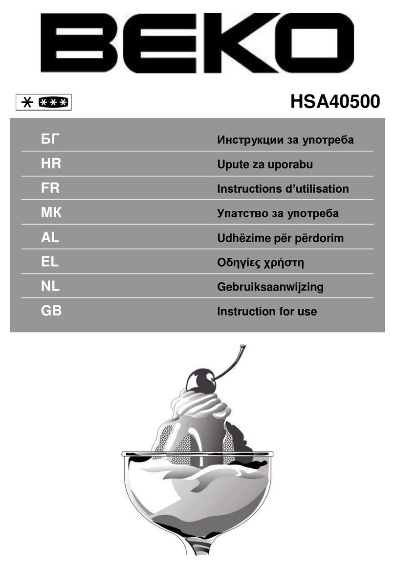 Beko HSA40500 Instructions for use