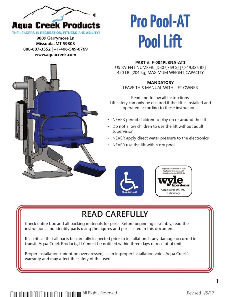Aqua Creek Pro Pool-AT instructions