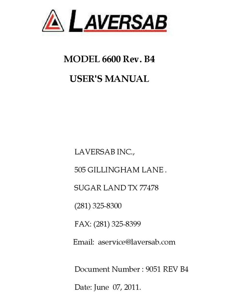 Laversab 6600 User manual