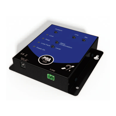 PDA Range 103 User manual