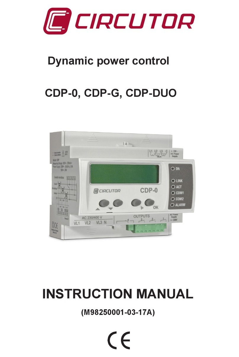 Circutor CDP-0 instruction manual Circutor CDP-0 instruction manual