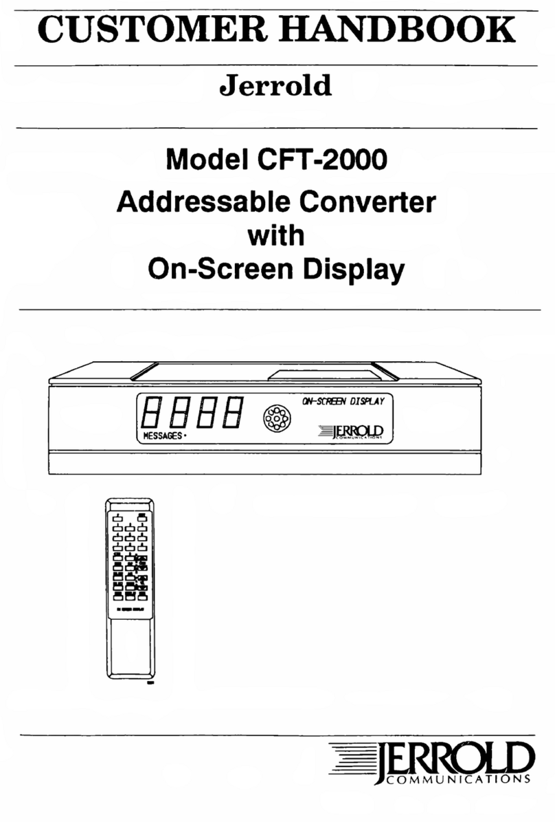 Jerrold CFT-2000 Handbook