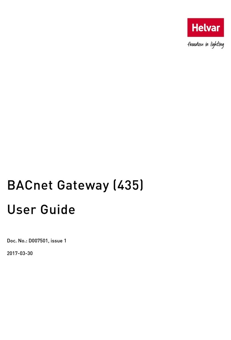 HELVAR 435 User manual
