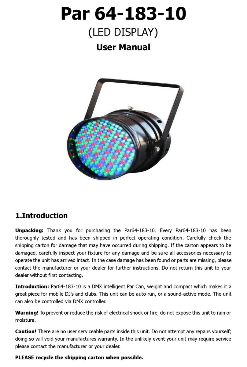 swamp Par 64-183-10 user manual