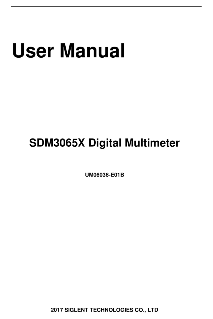 SIGLENT SDM3065X User manual