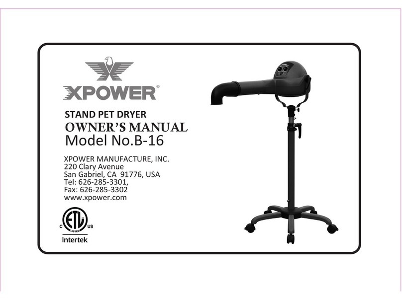 XPower B-16 User manual
