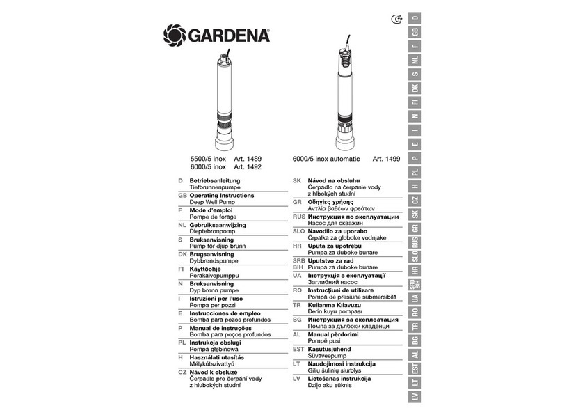 Gardena 5500/5 inox User manual