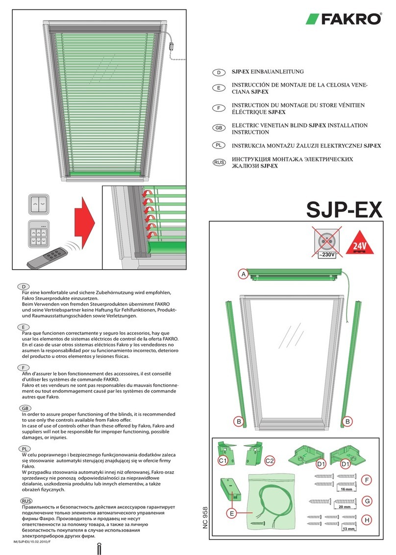 fakro SJP-EX Installation instruction