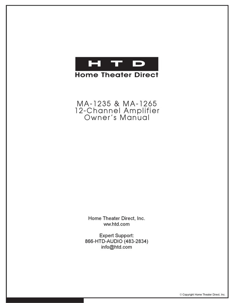 HTD MA-1235 owner's manual