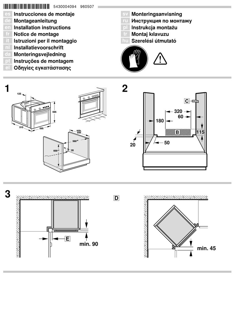 Bosch HEV2551 User manual