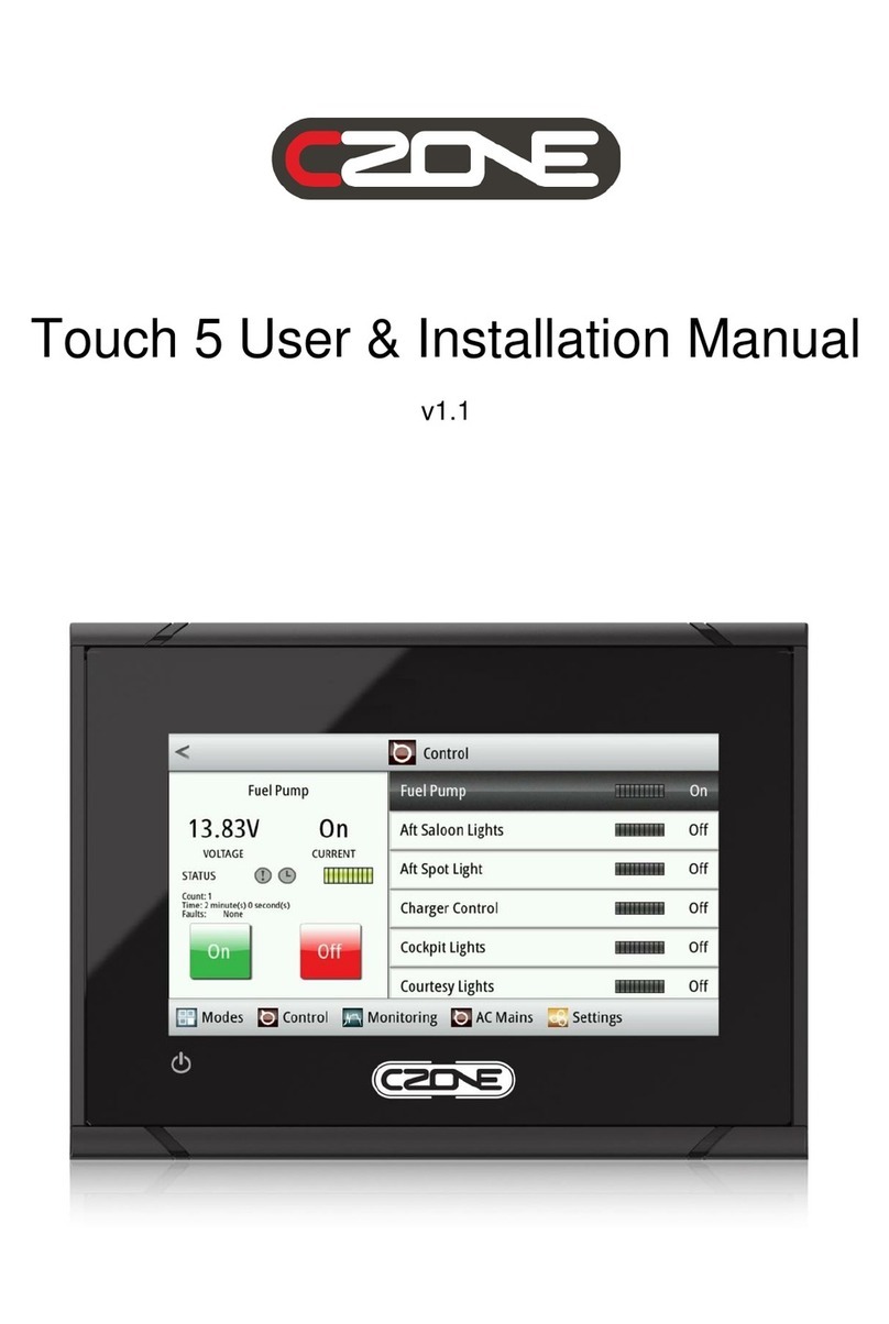 CZone Touch 5 Guide