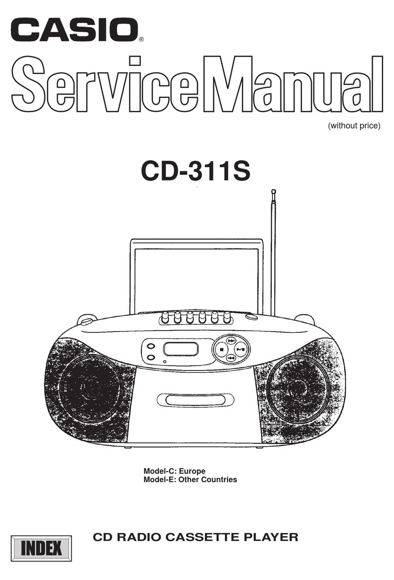 Casio CD-311S Service manual