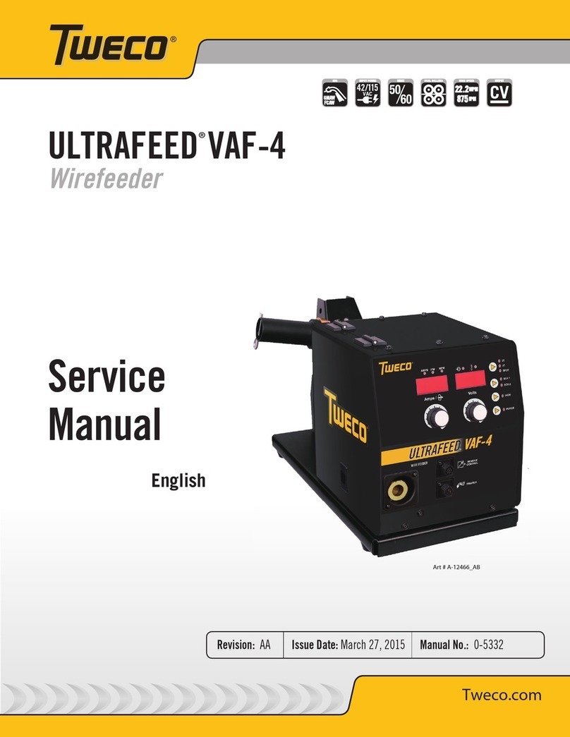 Tweco ULTRAFEED VAF-4 Service manual