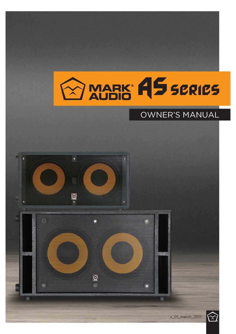 Mark Audio AS 802 S owner's manual