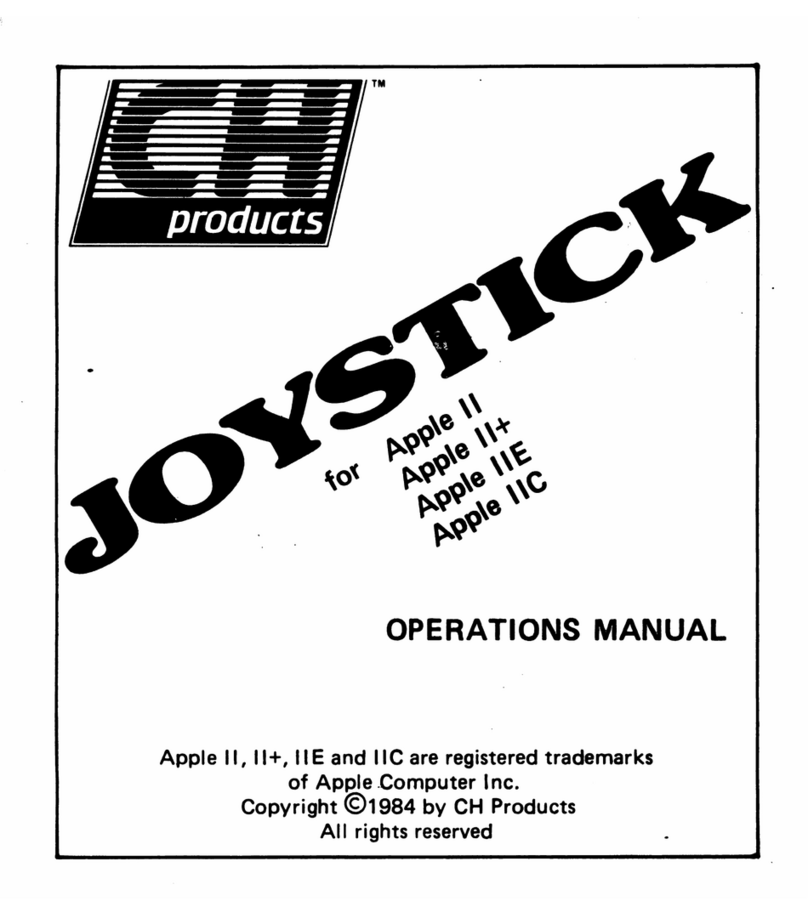 CH Products Mach II User manual
