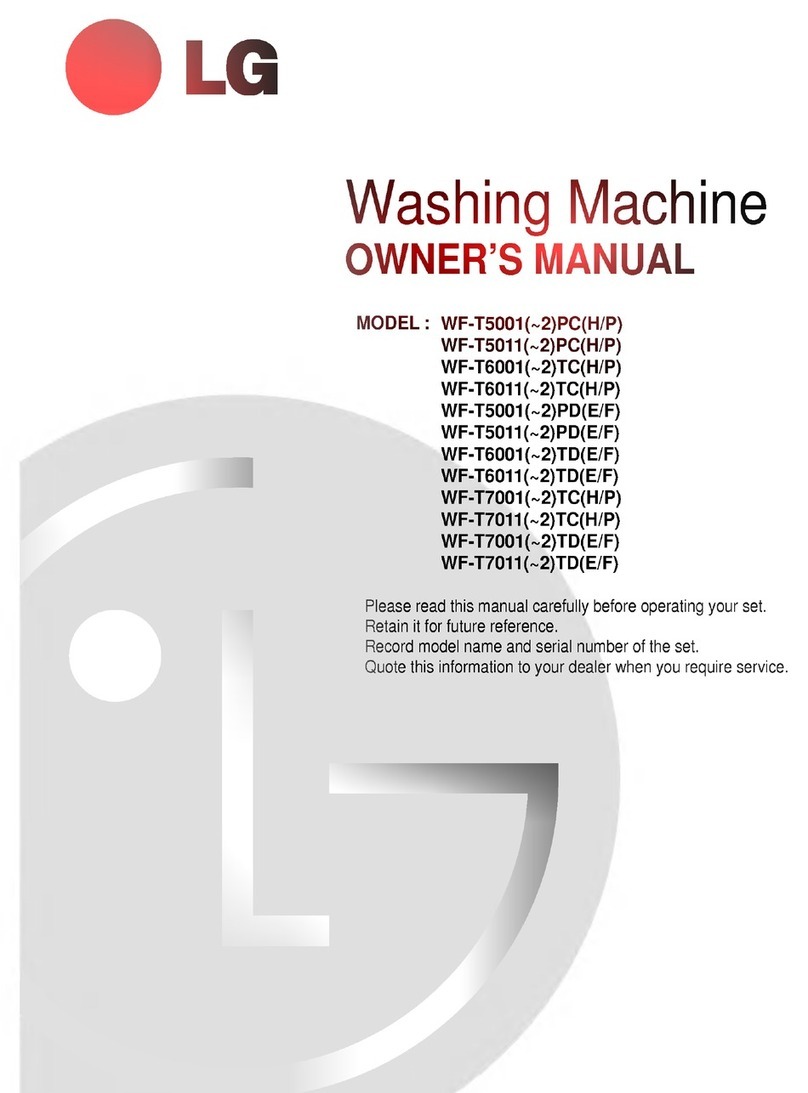 LG WF-T5001 series User manual