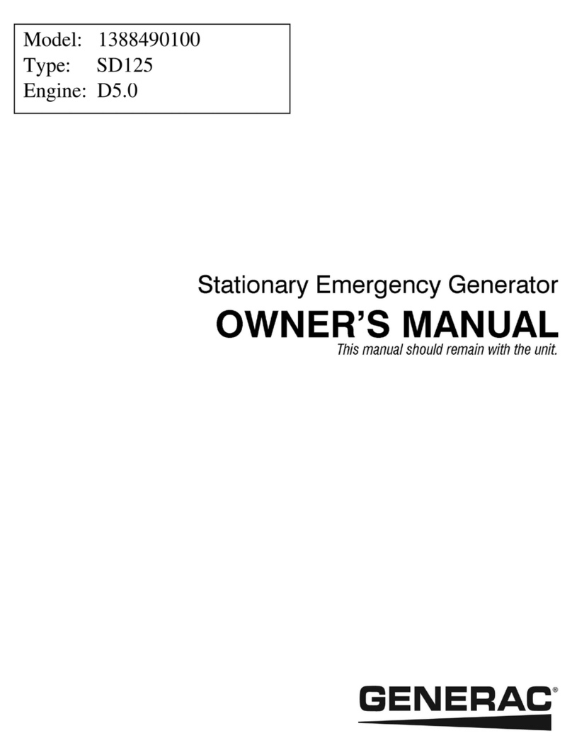 Generac Power Systems 1388490100 User manual Generac Power Systems 1388490100 User manual