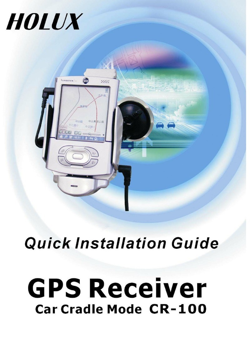Holux CR-100 Quick installation guide
