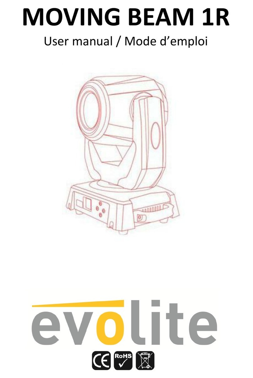 Evo-lite MOVING BEAM 1R user manual
