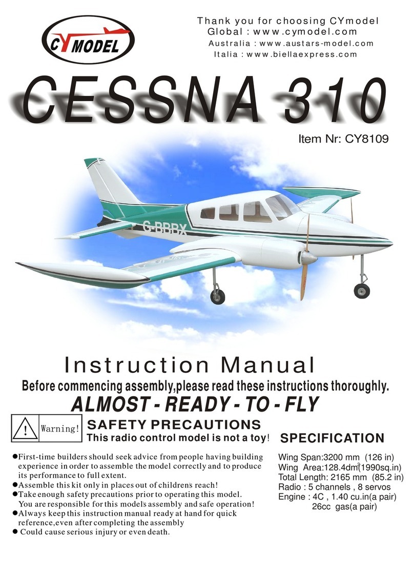 CYmodel CY8109 instruction manual