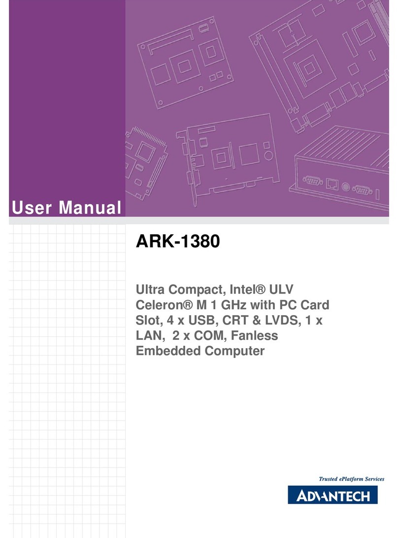 Advantech ARK-1380 user manual