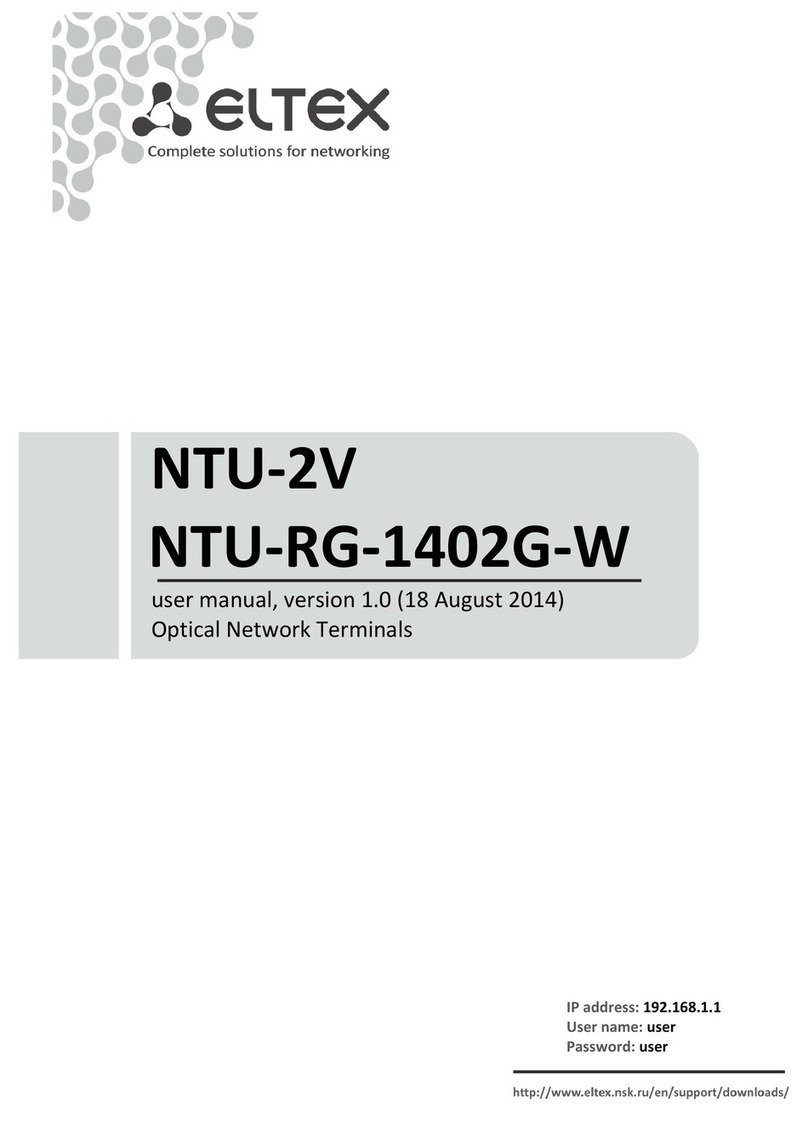 ELTEX NTU-2V User manual