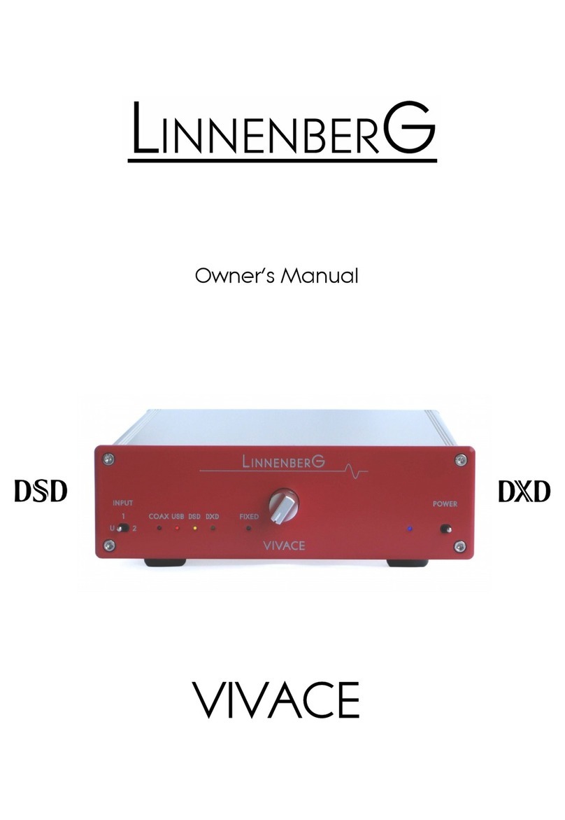 Linnenberg Vivace owner's manual