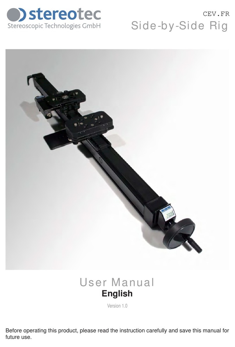 stereotec Side-by-Side Rig user manual