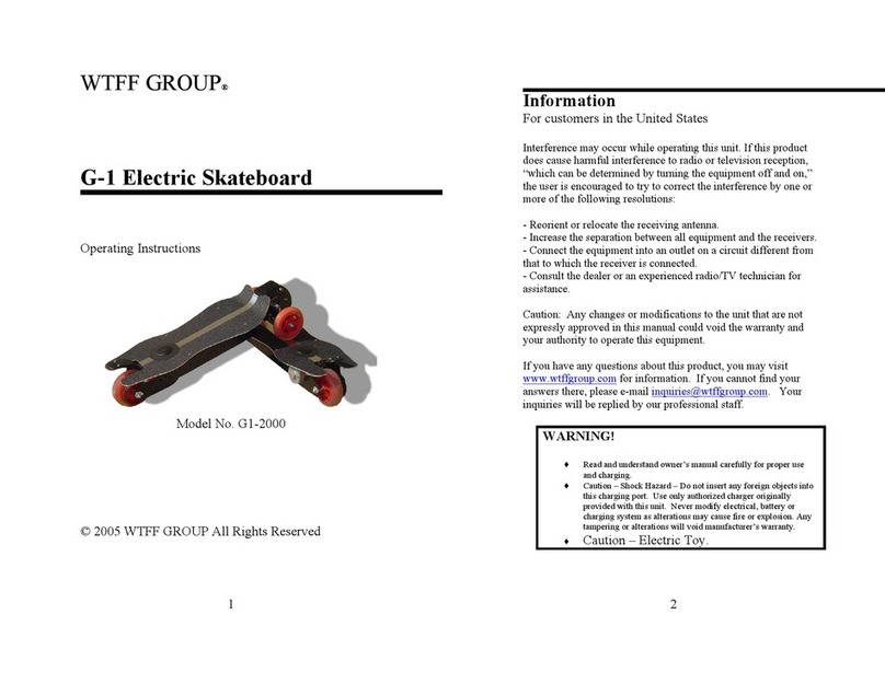 WTFF GROUP G1-2000 operating instructions WTFF GROUP G1-2000 operating instructions