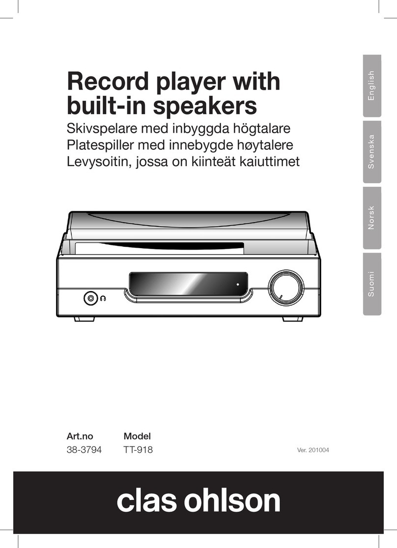 Clas Ohlson TT-918 User manual