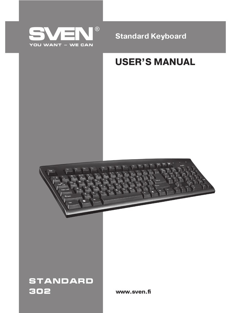 Sven standard 302 User manual