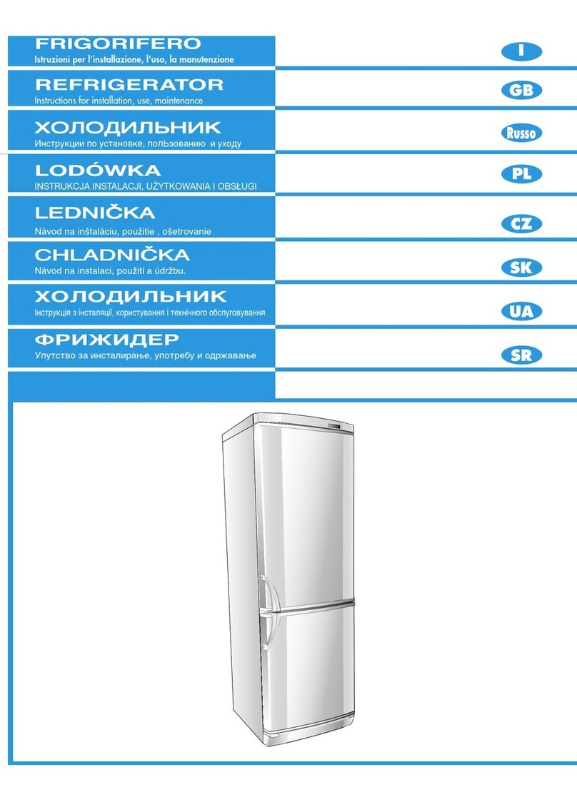 Ardo COF 2110 SAX Parts list manual