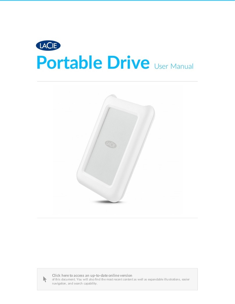 LaCie Portable Drive User manual LaCie Portable Drive User manual