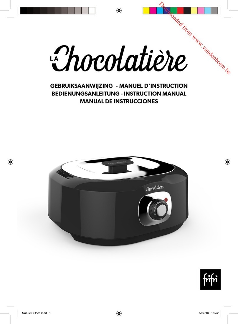 FriFri CHOCOLATIERE instruction manual