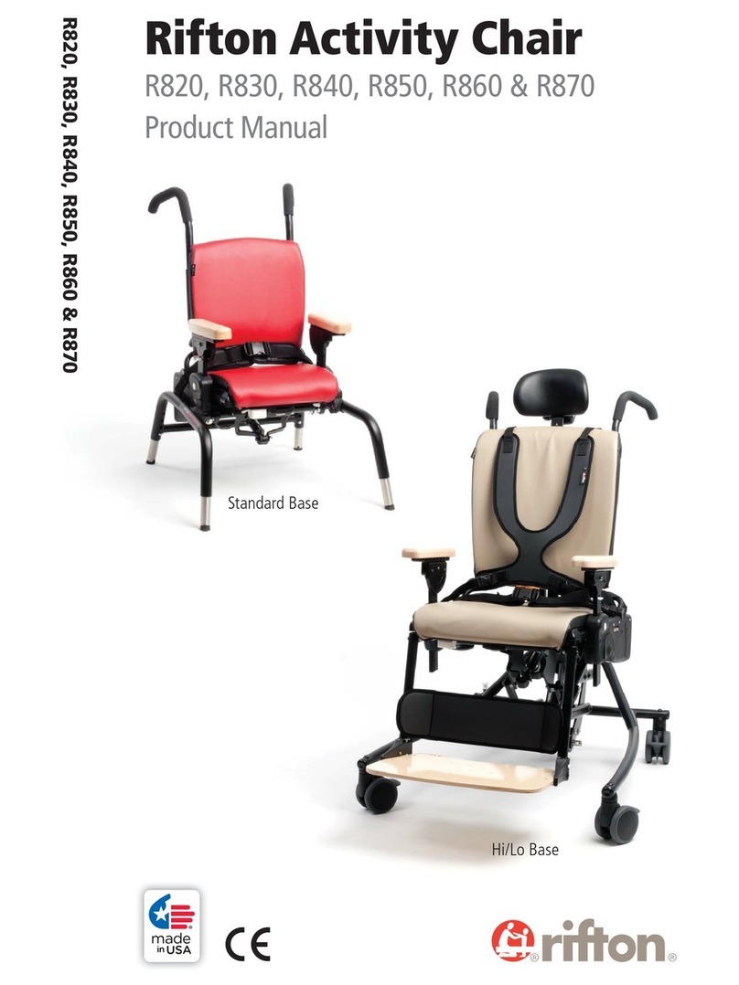Rifton R820 product manual