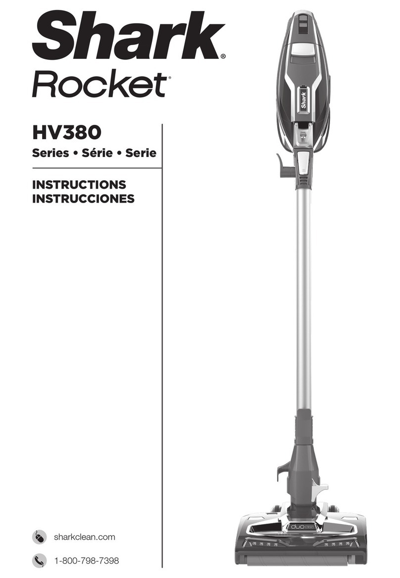 Shark HV380 Series instructions