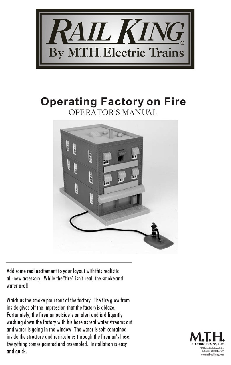 Rail King Operating Factory on Fire User manual