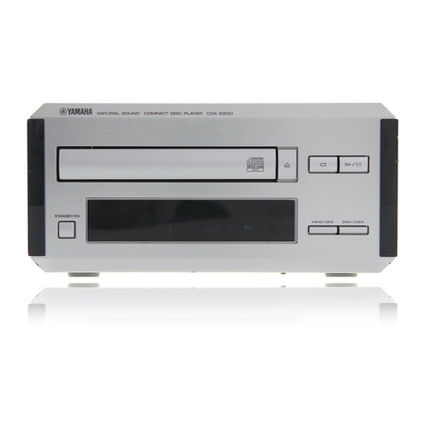 Yamaha CDX-E200 User manual Yamaha CDX-E200 User manual
