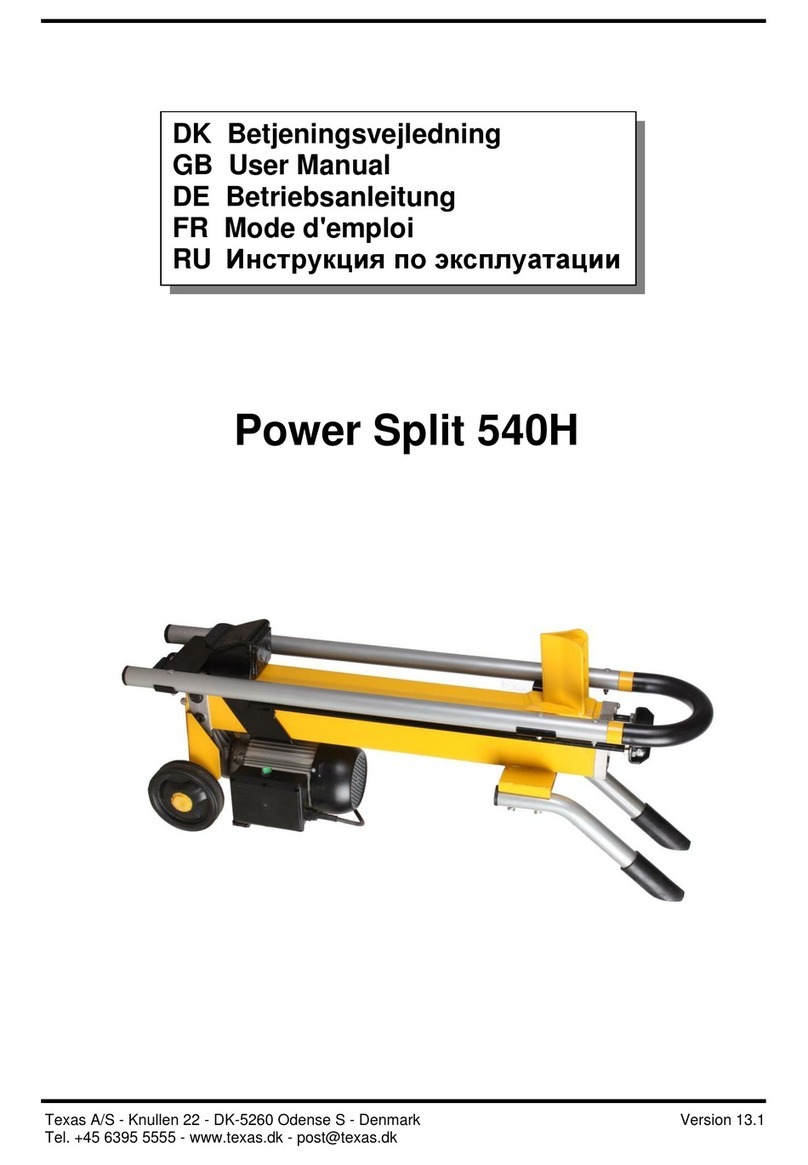 Texas Power Split 540H User manual
