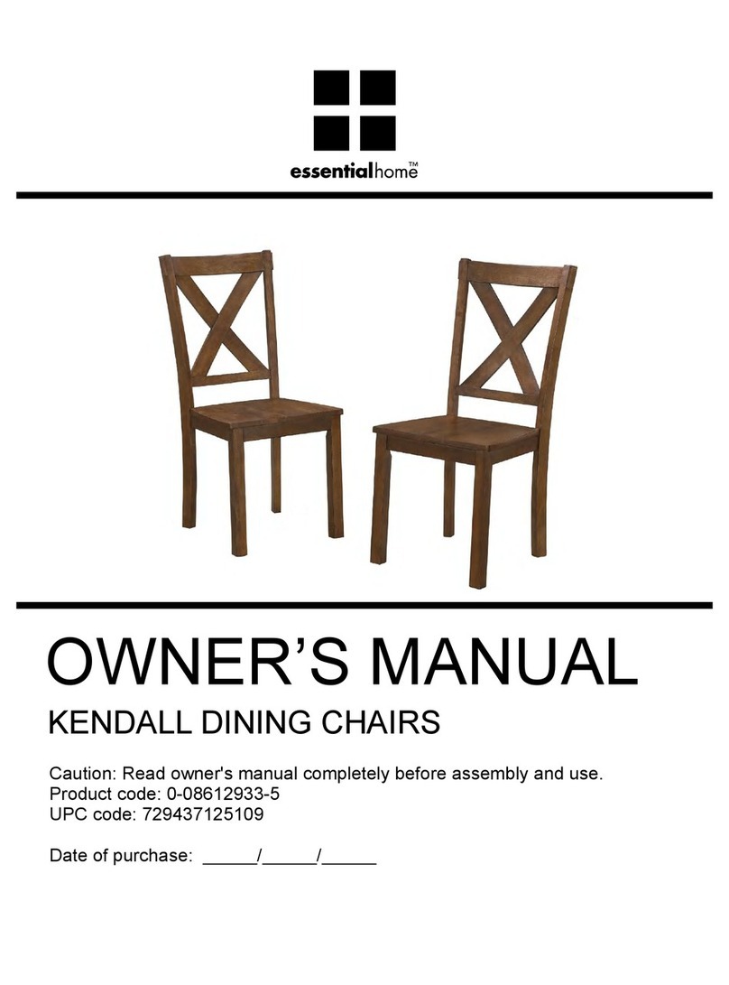 Essential Home 0-08612933-5 User manual Essential Home 0-08612933-5 User manual